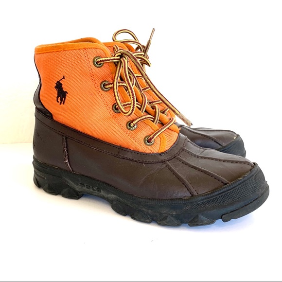orange polo boots